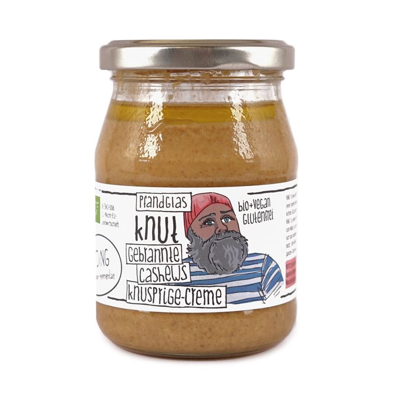 GUTDING Knut - gebrannte Cashews - cremig süßer Crunch im Pfandglas - Produktbild