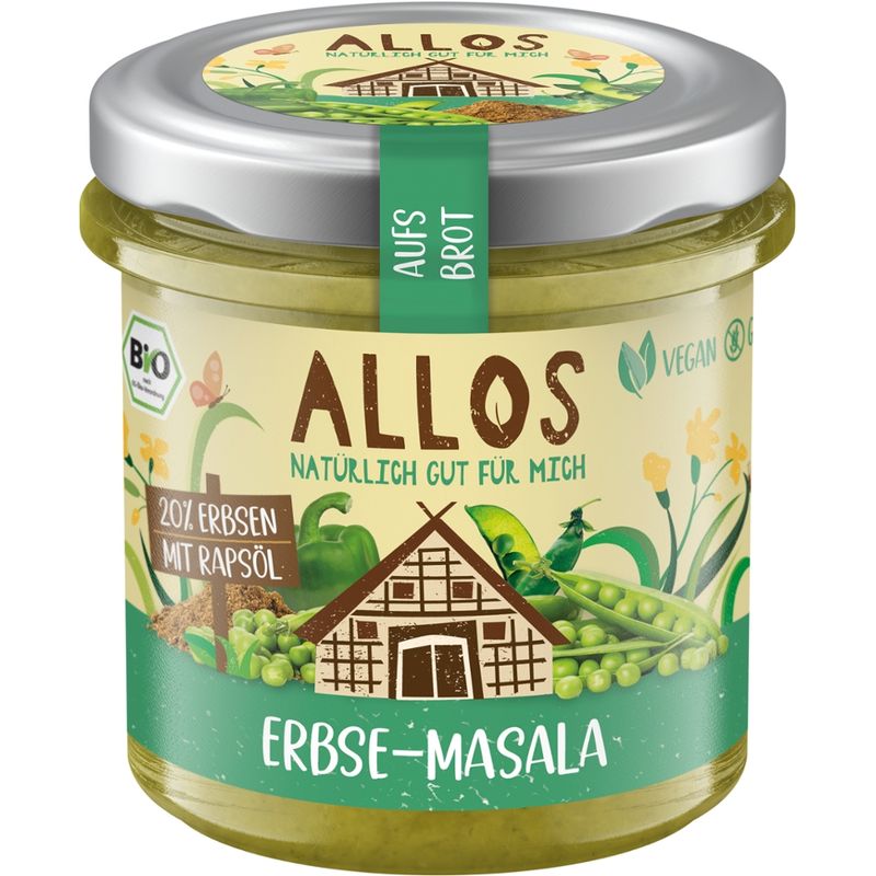 Allos aufs Brot Erbse Masala - Produktbild