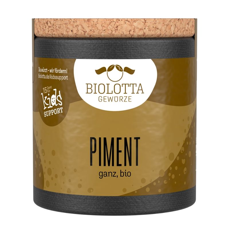 Biolotta Biolotta Korkdose Piment "Nelkenpfeffer" ganz, bio - Produktbild