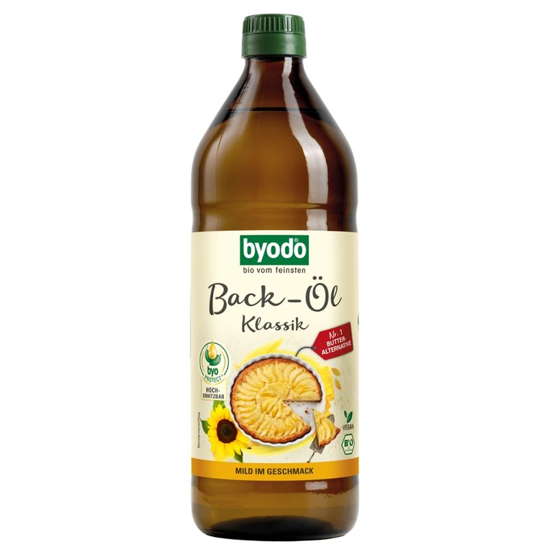 Byodo Byodo Baking Oil Classic, from high oleic and linoleic sunflower seeds, 0.75 litre - Produktbild