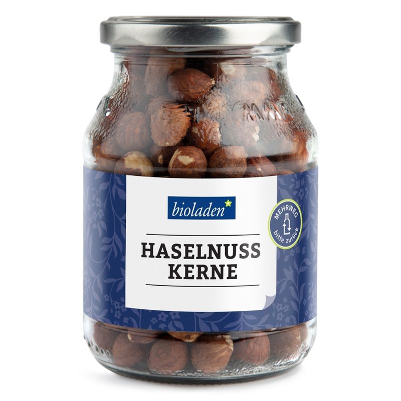 bioladen Haselnusskerne, im Pfandglas - Produktbild