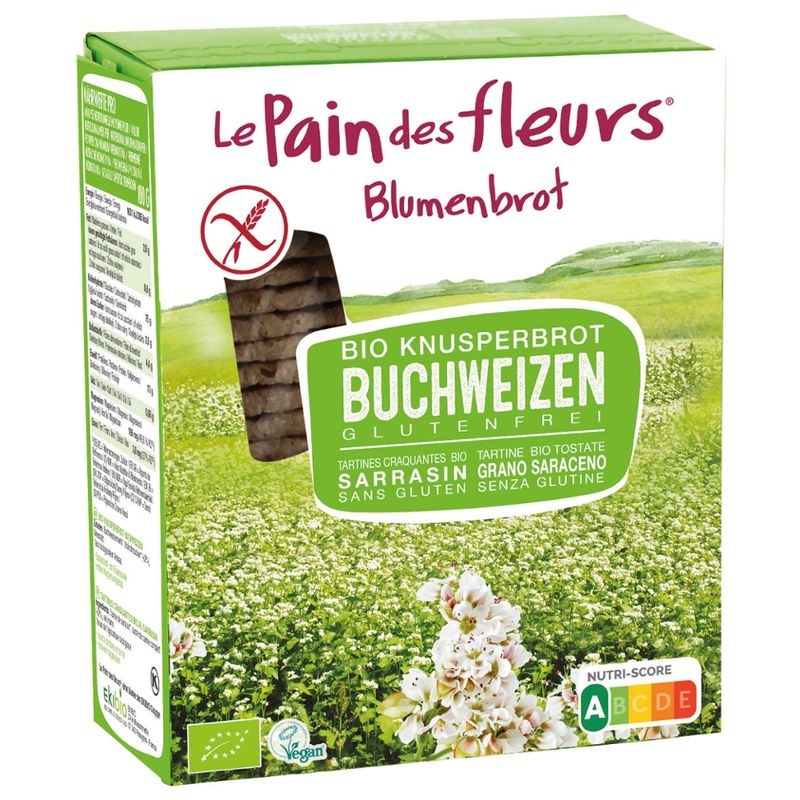 Blumenbrot Bio Knusperbrot Buchweizen - Produktbild
