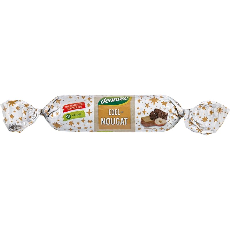 dennree Edel-Nougatbrot in Zartbitterschokolade - Produktbild