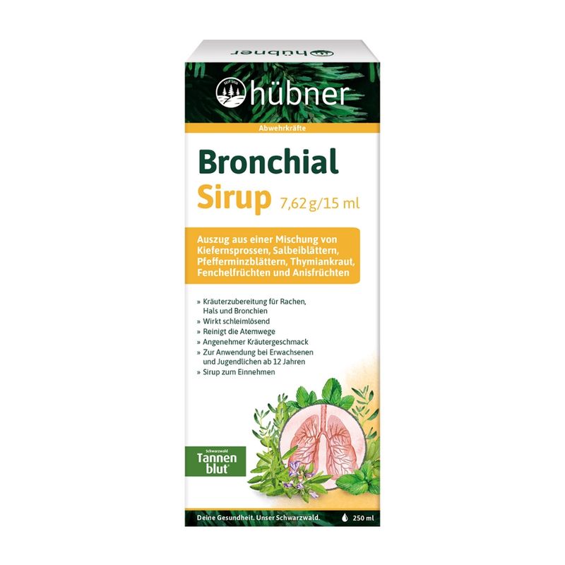 Hübner hübner® Bronchial-Sirup 250 ml - Produktbild