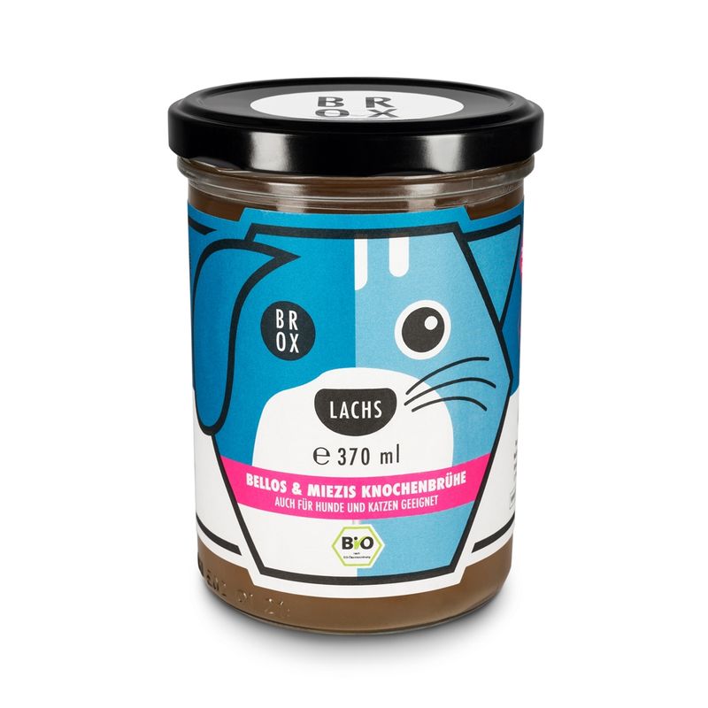 BONE BROX BROX Miezis Knochenbrühe aus Bio-Lachs - Produktbild