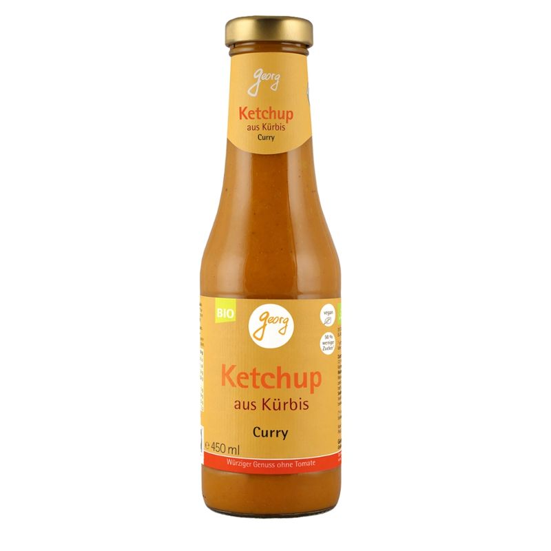 Georg Kürbis-Ketchup Bio mit Hokkaidokürbis, ohne Tomate, vegan, weniger Zucker - Produktbild