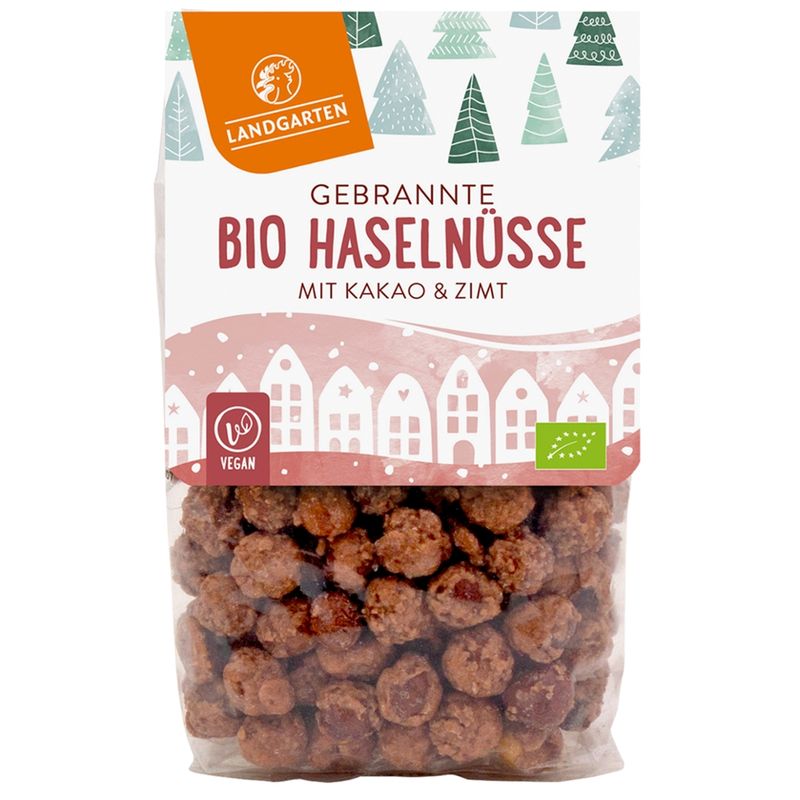 Landgarten Bio gebrannte Haselnüsse 150g - Produktbild