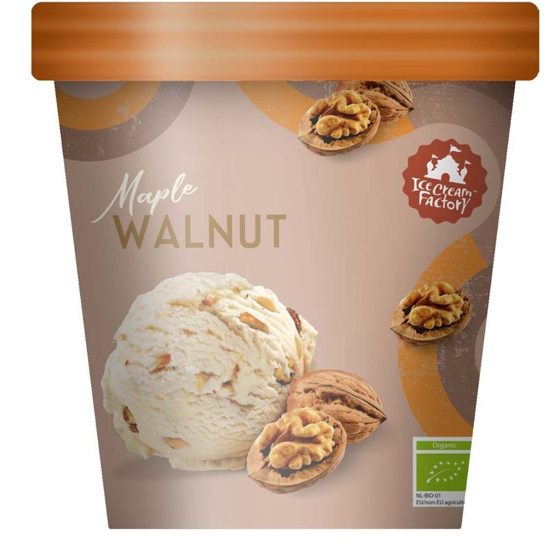 Ice Cream Factory Roomijs maple walnut - Produktbild