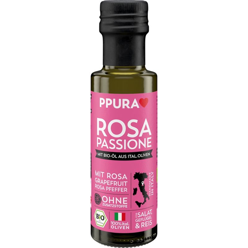 PPURA Oivenöl Rosa Passione BIO - mit Grapefruit, rosa Pfeffer - Produktbild