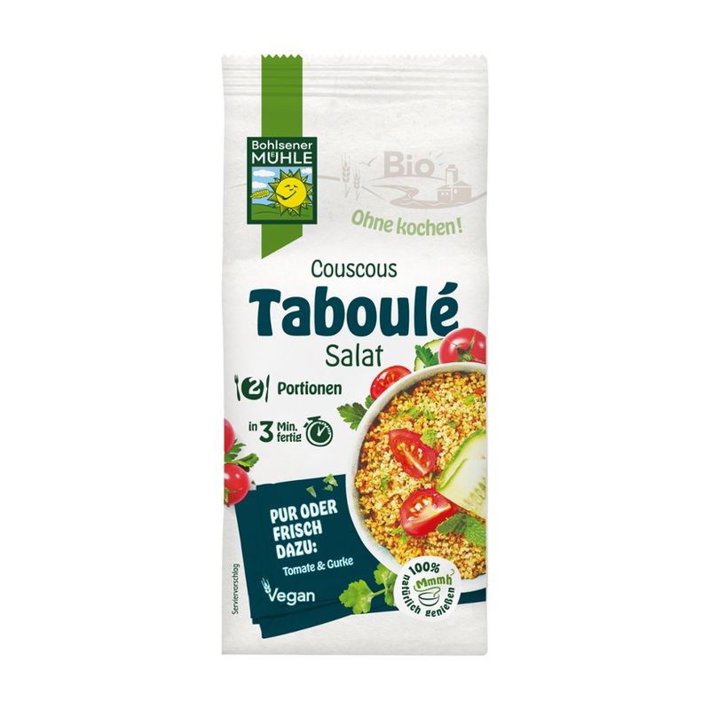 Bohlsener Mühle Bio Couscous Taboulé Salat - Produktbild