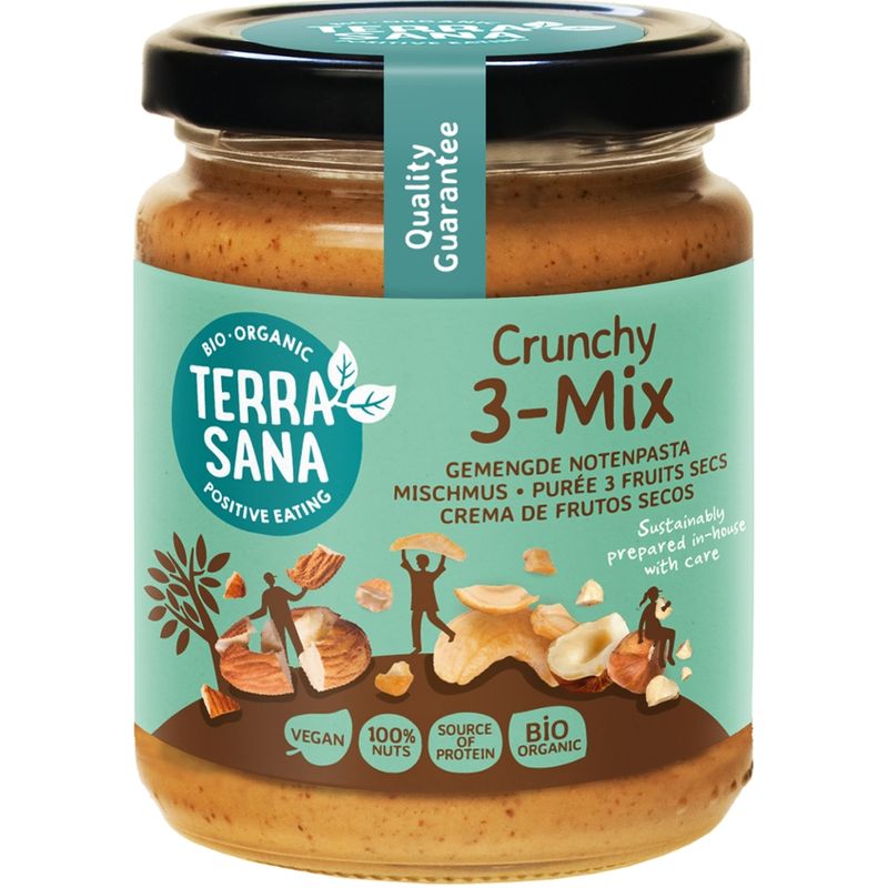 TerraSana 3-Mix Mischmus Crunchy ohne Erdnüsse - Produktbild