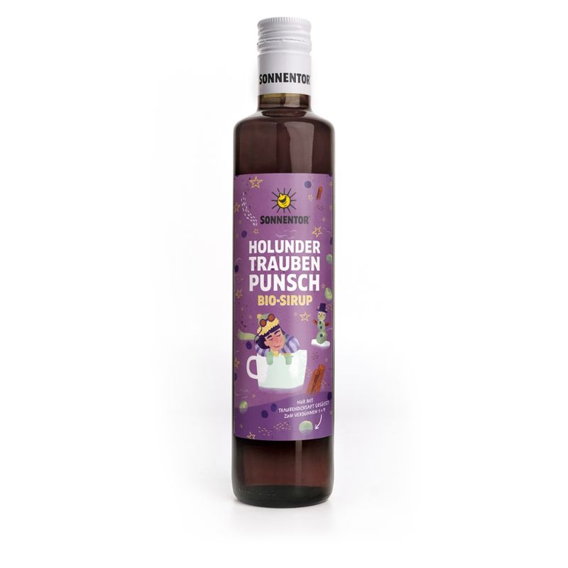 Sonnentor Holunder-Trauben Punsch Sirup - Produktbild