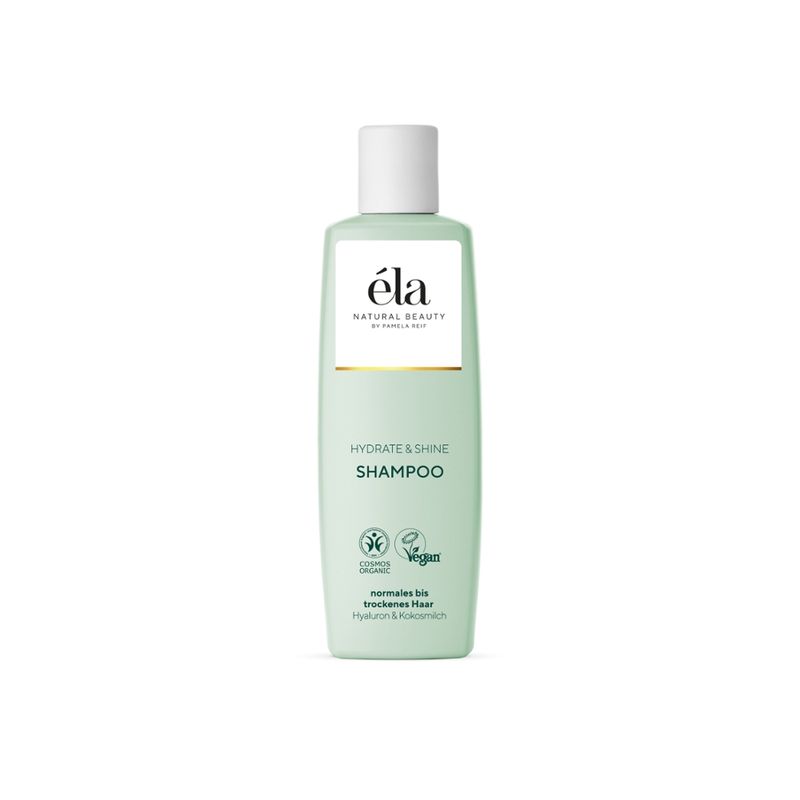 éla natural beauty éla natural beauty Shampoo - Hydrate & Shine - COSMOS ORGANIC, Vegan - Produktbild