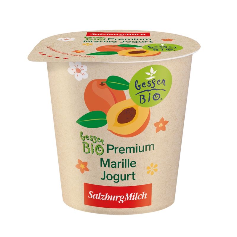 SalzburgMilch SalzburgMilch Bio Premium Fruchtjogurt Marille 3,6% 150g - Produktbild