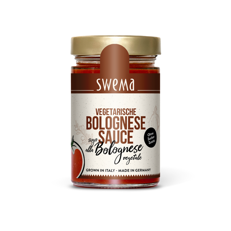 SweMa SweMa Vegetarische Bolognesesauce  - Sugo alla Bolognese vegetale, 300g - Produktbild