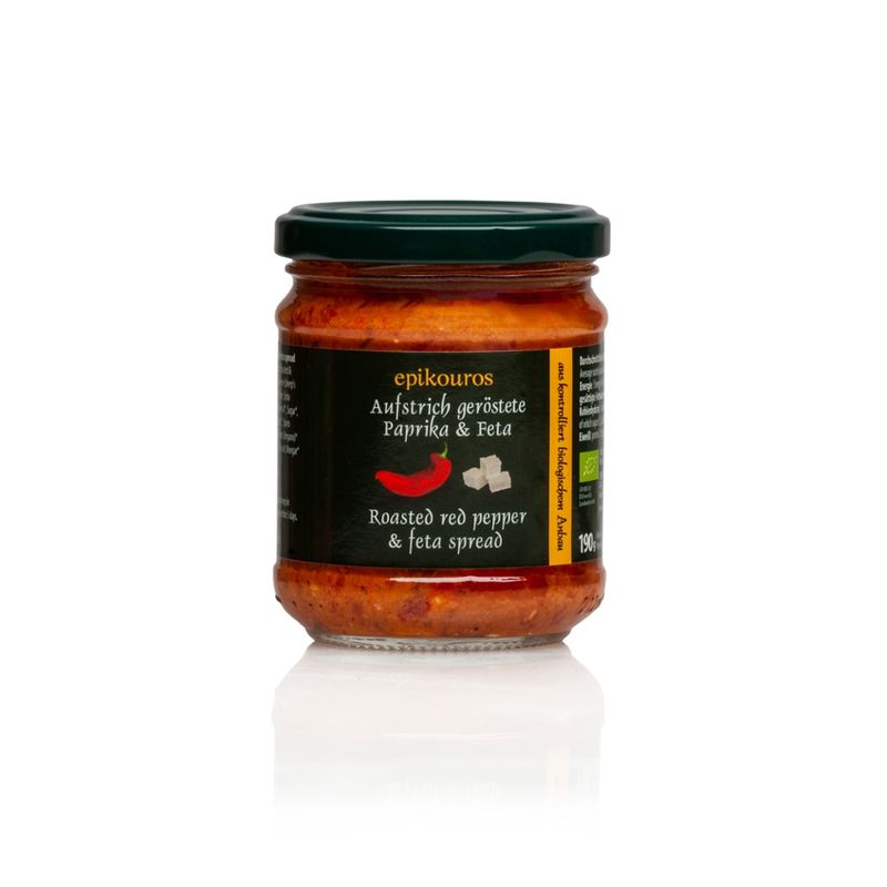 EPIKOUROS Aufstrich geröstete Paprika & Feta - Produktbild