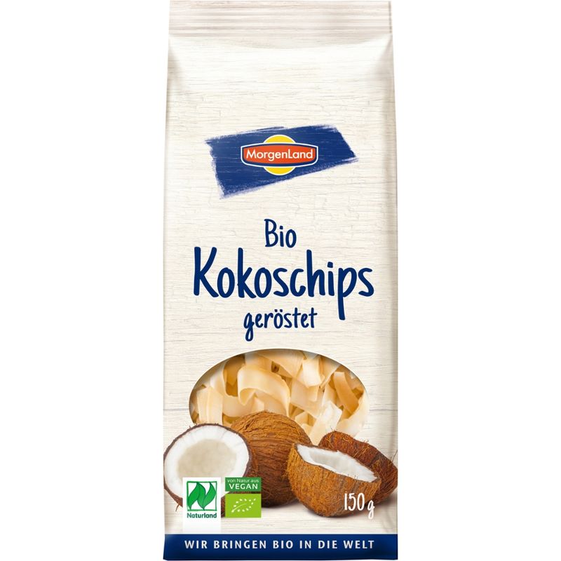 MorgenLand Bio Kokoschips geröstet - Produktbild