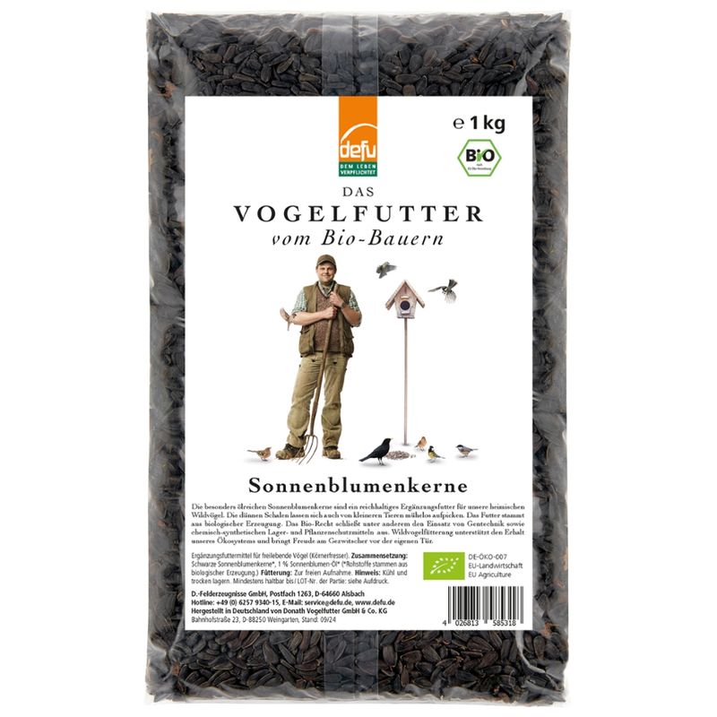 defu - Das Tierfutter vom Bio-Bauern Sonnenblumenkerne - Produktbild