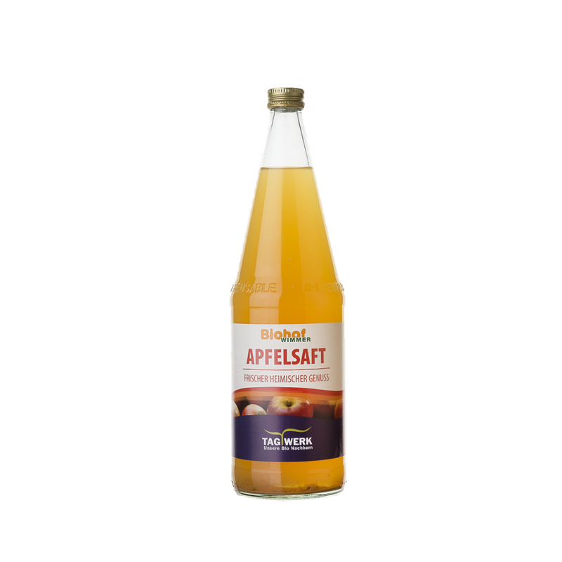 TAGWERK Apfelsaft aus Streuobst, naturtrüb vom Biohof Wimmer - Produktbild