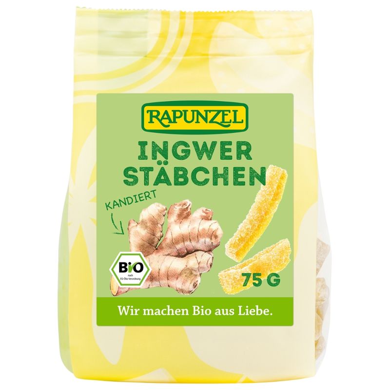Rapunzel Ingwerstäbchen kandiert - Produktbild