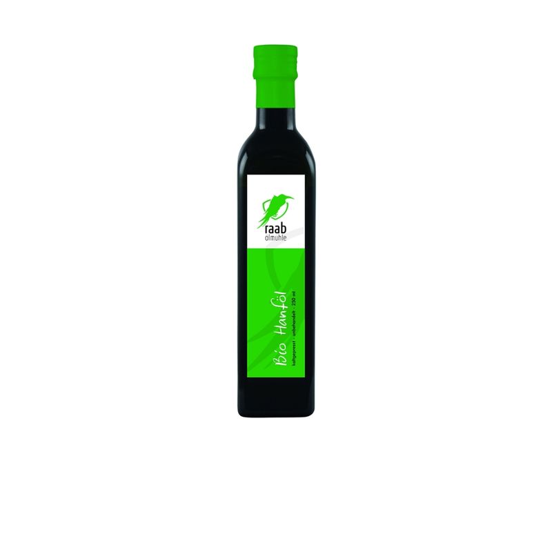 Ölmühle Raab Bio Hanföl kaltgepresst 250ml - Produktbild