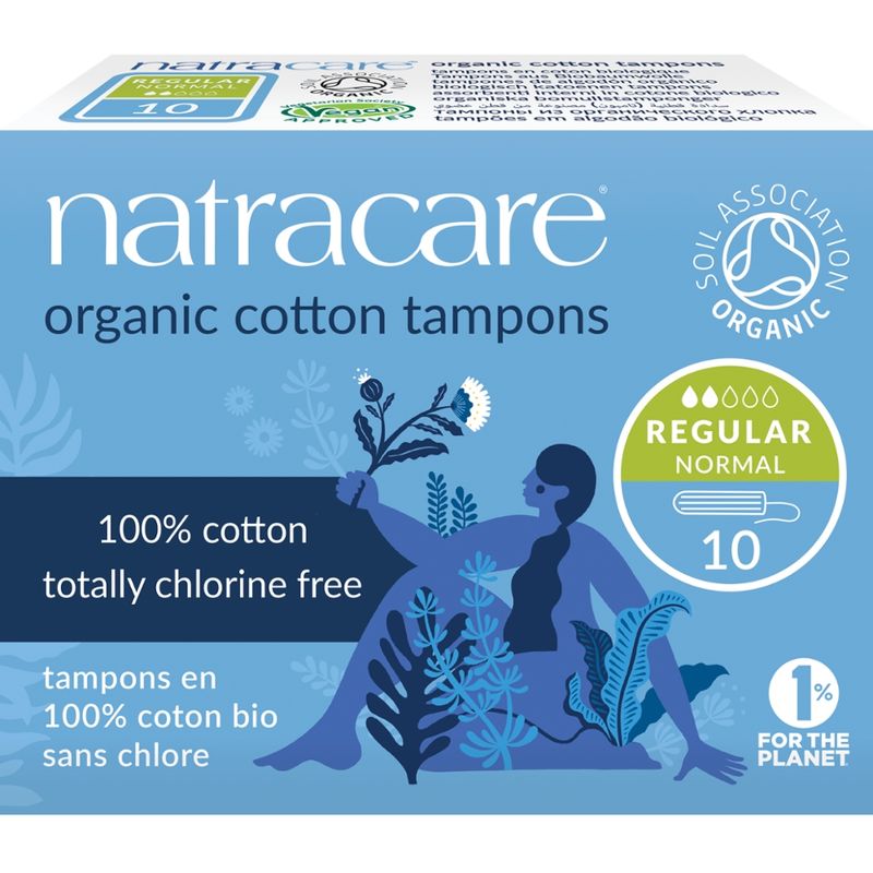 Natracare Tampons Regular ohne Applikator 10 St - Produktbild