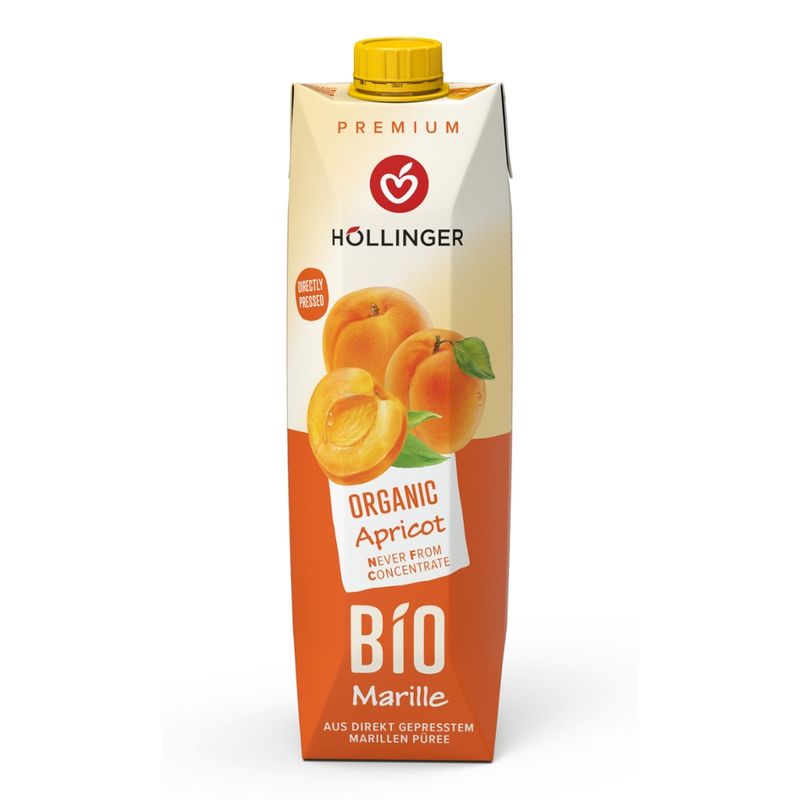 IMS Höllinger Bio Marillennektar*. Fruchtgehalt mind. 40%. - Produktbild