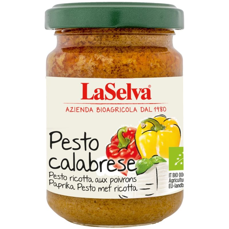 LaSelva Pesto calabrese - Paprika Würzpaste mit Ricotta-Käse - Produktbild