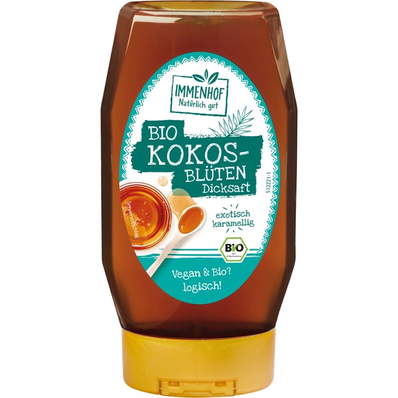 Immenhof  Immenhof BIO Kokosblüten Dicksaft Spender 350g - Produktbild