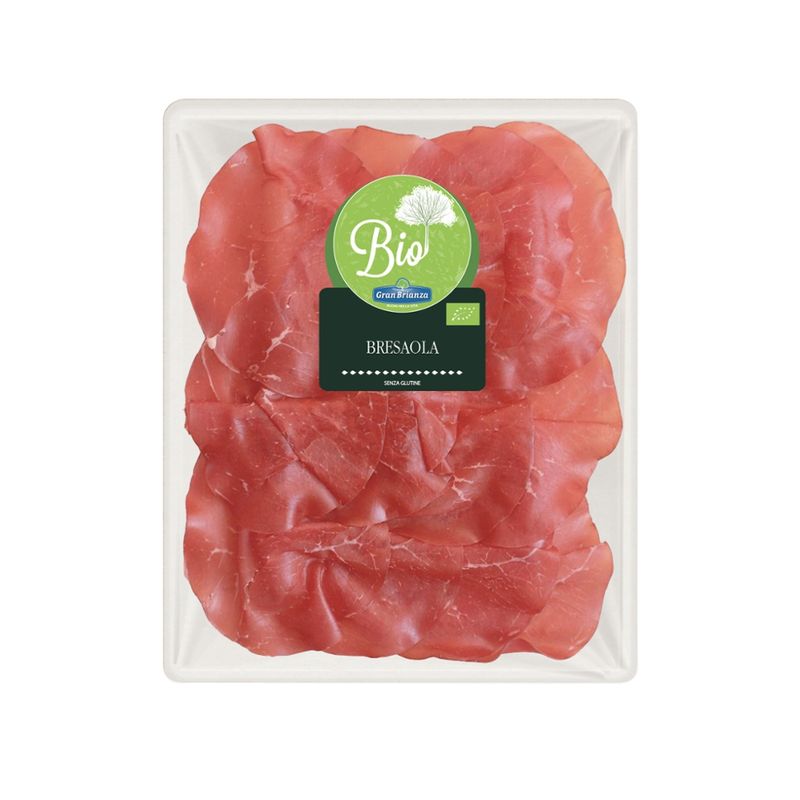 GRAN BRIANZA Aff. Bresaola BIO 80g 6pz EcoP - Produktbild