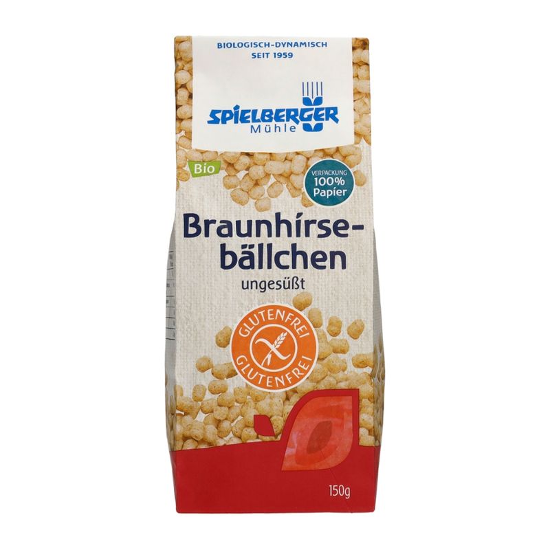 Spielberger Mühle Braunhirsebällchen, glutenfrei, kbA - Produktbild