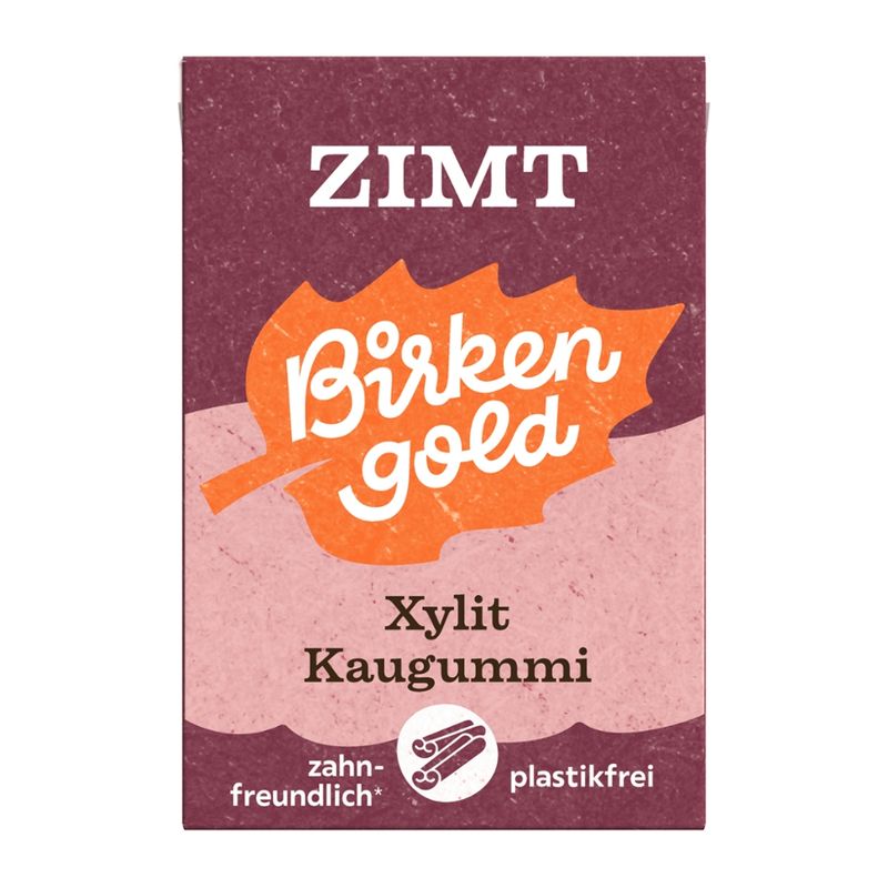 Birkengold Birkengold Natur Kaugummi Zimt 20 Stk. - plastikfrei - Produktbild