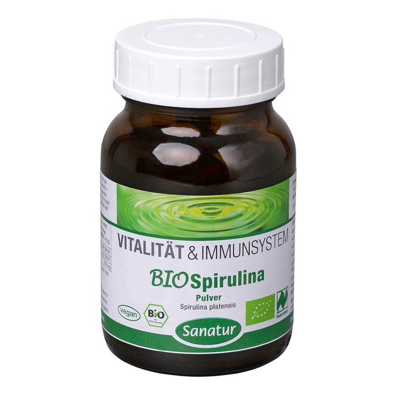 Sanatur BioSpirulina Pulver, kbA - Produktbild