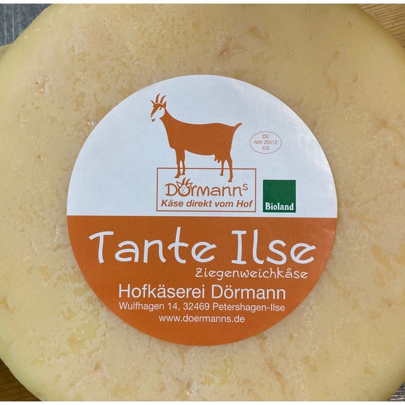 Dörmanns Tante Ilse - Dörmanns Ziegenweichkäse mit Weiß- und Rotkultur - Produktbild