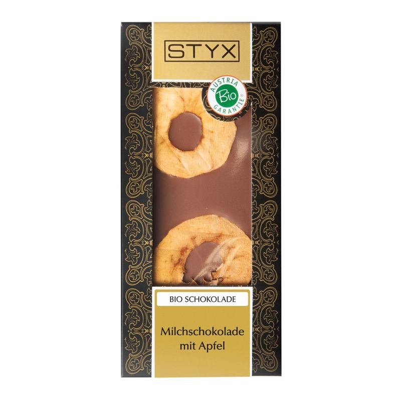 Styx Naturcosmetic BIO Milchschokolade mit Apfel 100g - Produktbild