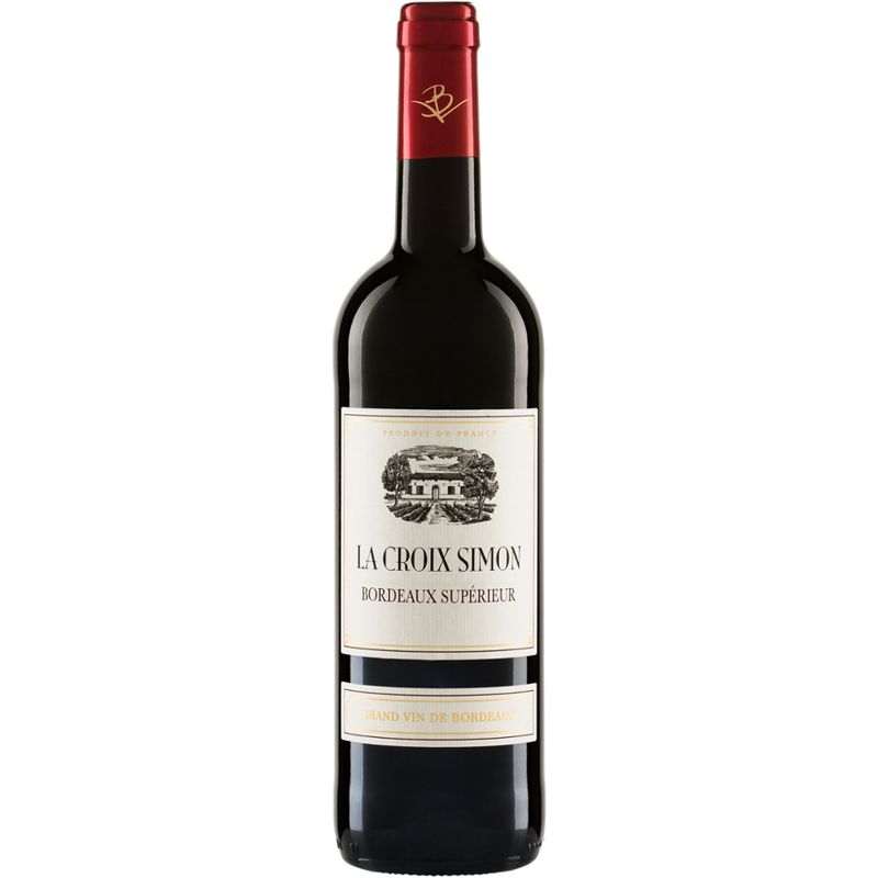 Riegel Eigenmarke La Croix Simon Bordeaux Supérieur Rouge AOP - Produktbild