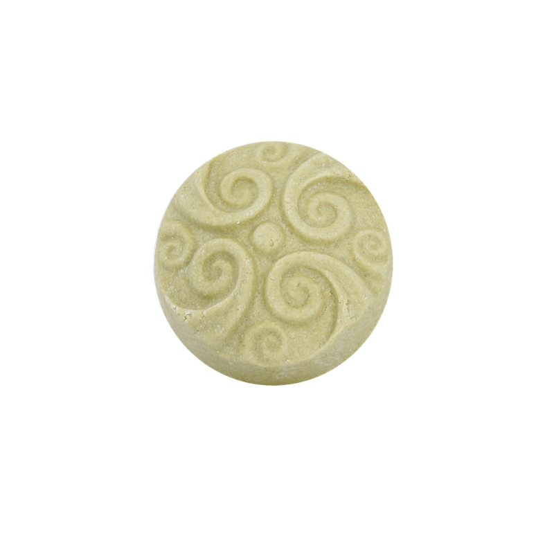 Rosenrot Naturkosmetik ShowerBit® - festes Duschgel Gute Laune - 60g - unverpackt, quadratisch - Vitalisierende Pflegedusche mit Bio-Sanddornfrucht-Extrakt verwöhnt die Haut und versorgt mit viel Feuchtigkeit. - Produktbild