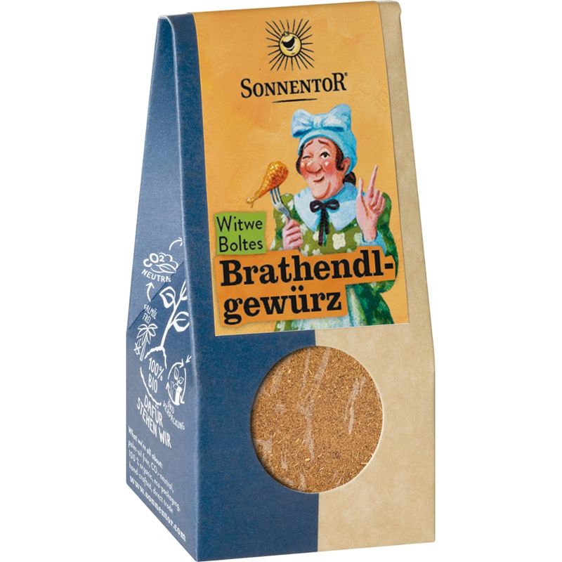 Sonnentor Witwe Boltes Brathendlgewürz, Packung - Produktbild