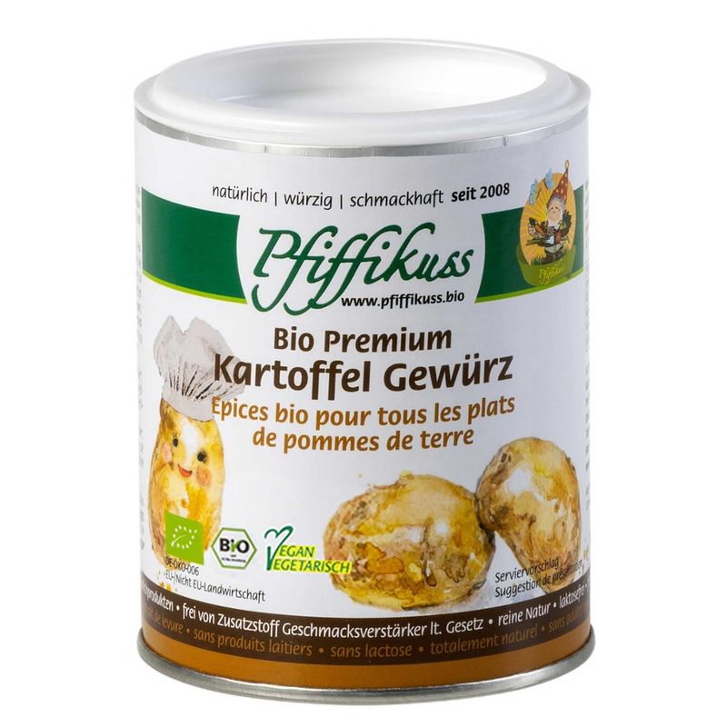 Pfiffikuss Gutes von der Reichenau Bio Kartoffelgewürz 100g Dose - Produktbild