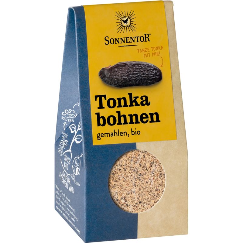 Sonnentor Tonkabohnen gemahlen, Packung - Produktbild