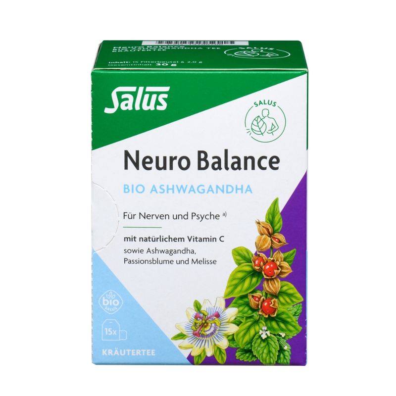 Salus® Neuro Balance Bio Ashwagandha Tee 15 FB - Produktbild