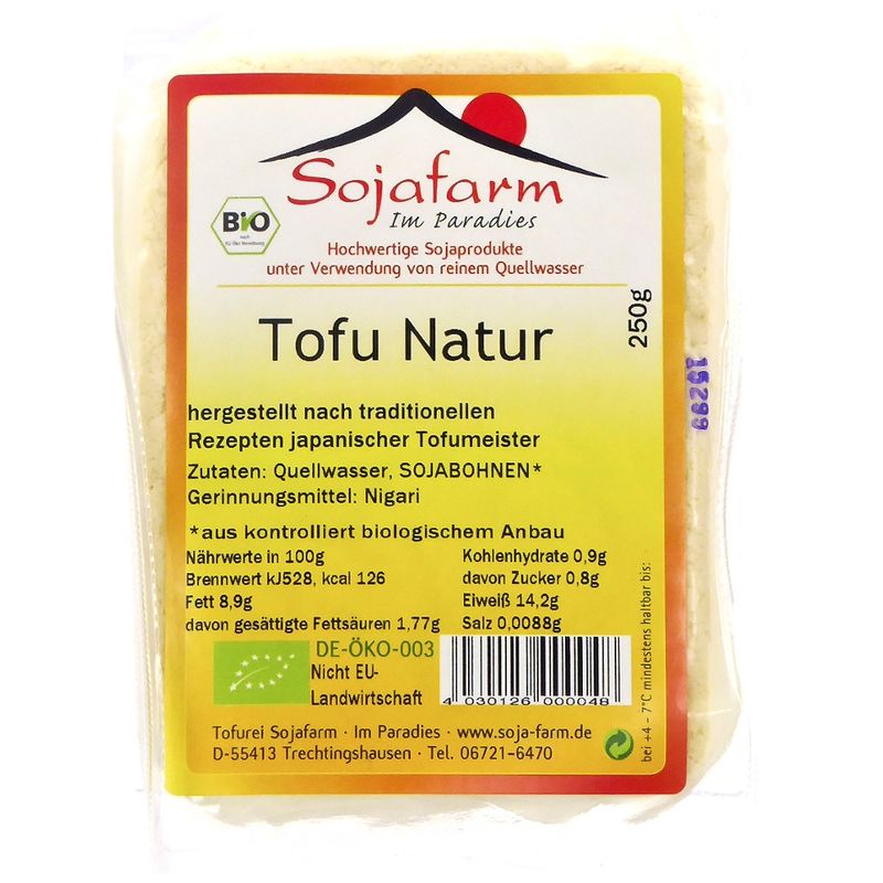 Sojafarm Tofu Natur - Produktbild