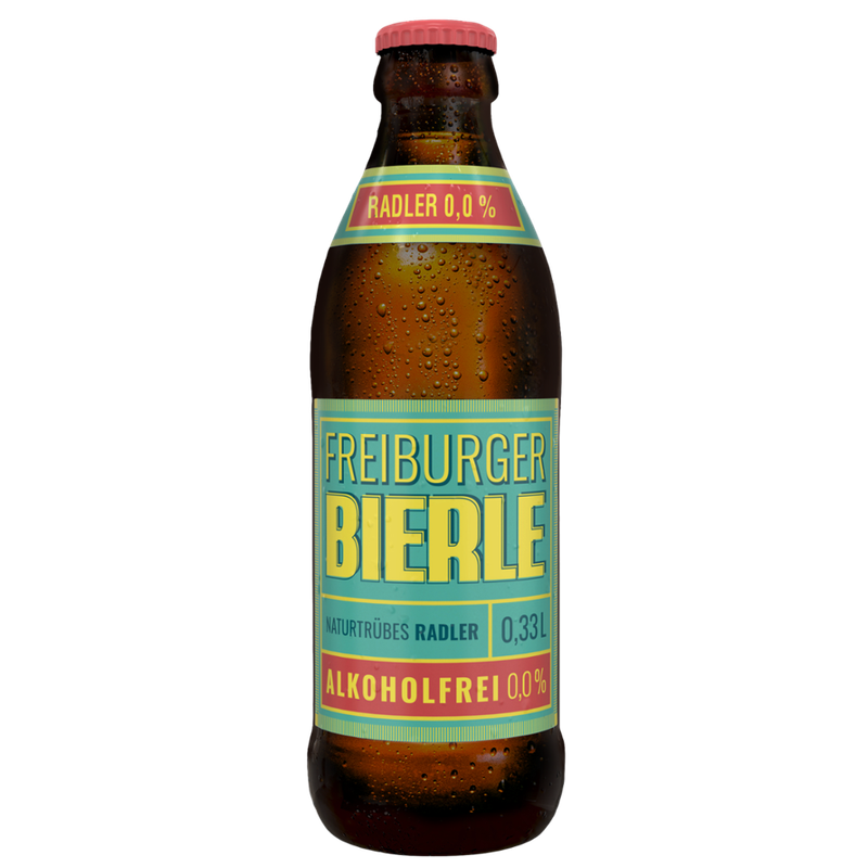 Freiburger Bierle Freiburger Bierle naturtr.Radler alkfr. 0,33-BIO - Produktbild