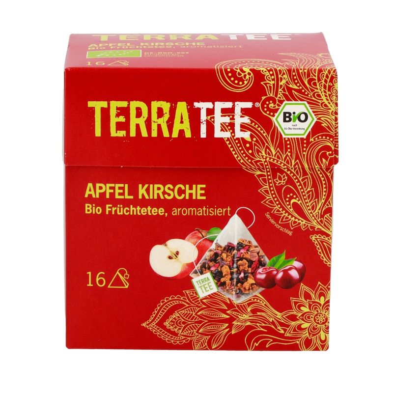 TERRATEE® Terra Tee Bio Früchtetee Apfel Kirsch - Produktbild