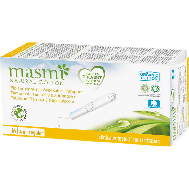 MASMI ORGANIC CARE Bio Tampons Classic mit Applikator aus 100% GOTS Bio Baumwolle MASMI - Produktbild