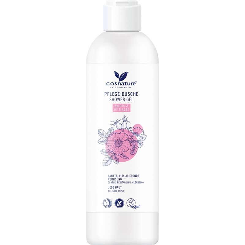 Cosnature  Pflege-Dusche Wildrose 250 ml - Produktbild