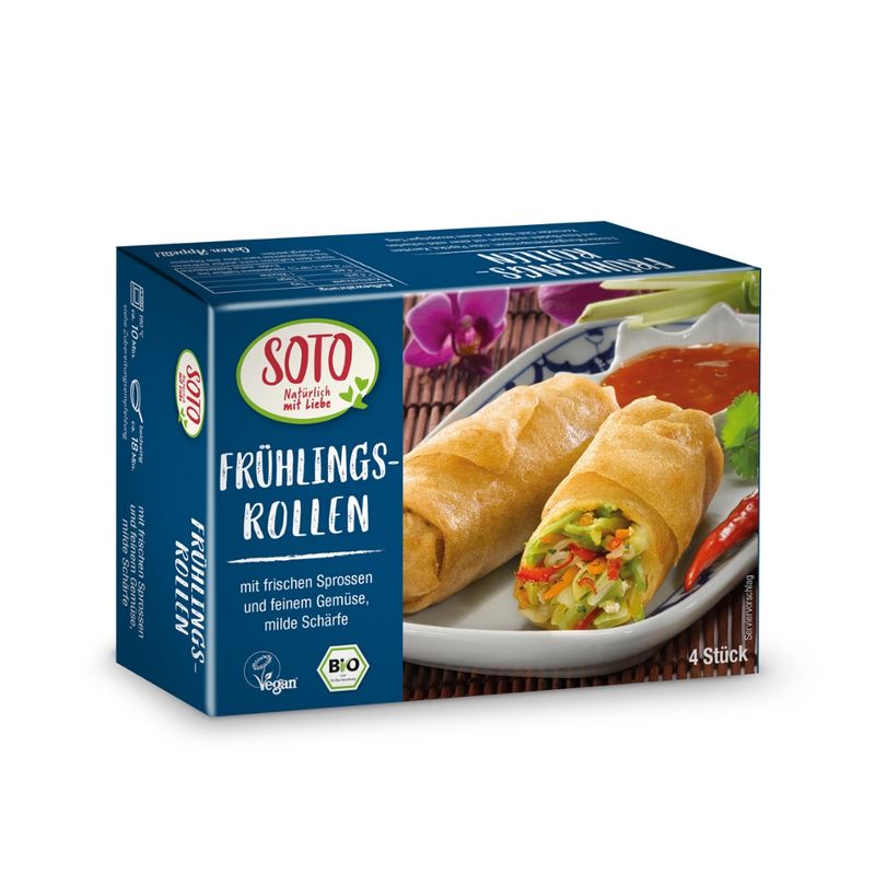 SOTO Bio Frühlingsrollen tiefgekühlt - Produktbild