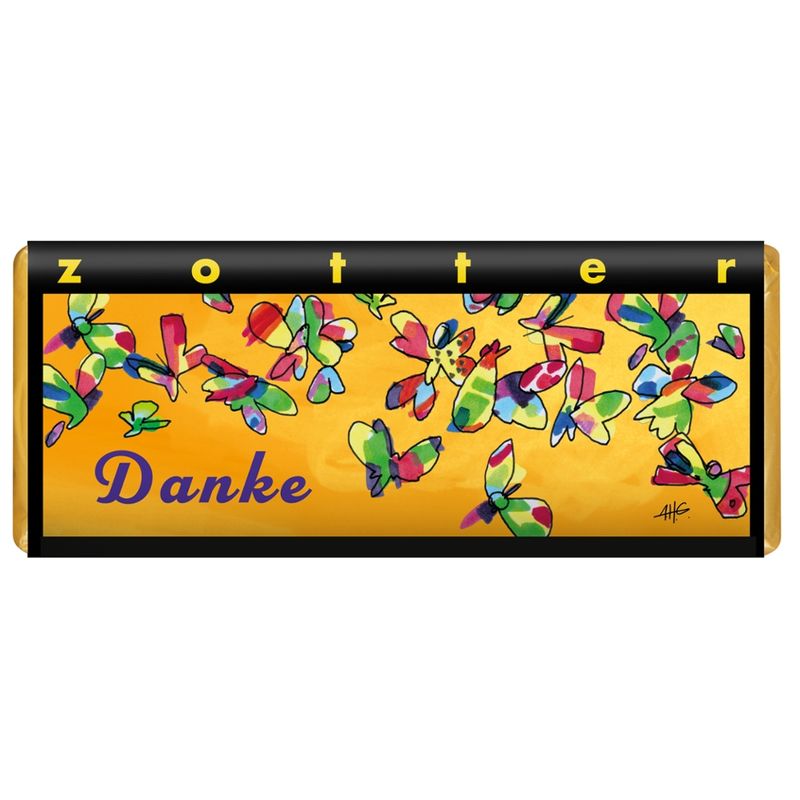 Zotter Schokolade Danke - Vanille - Produktbild