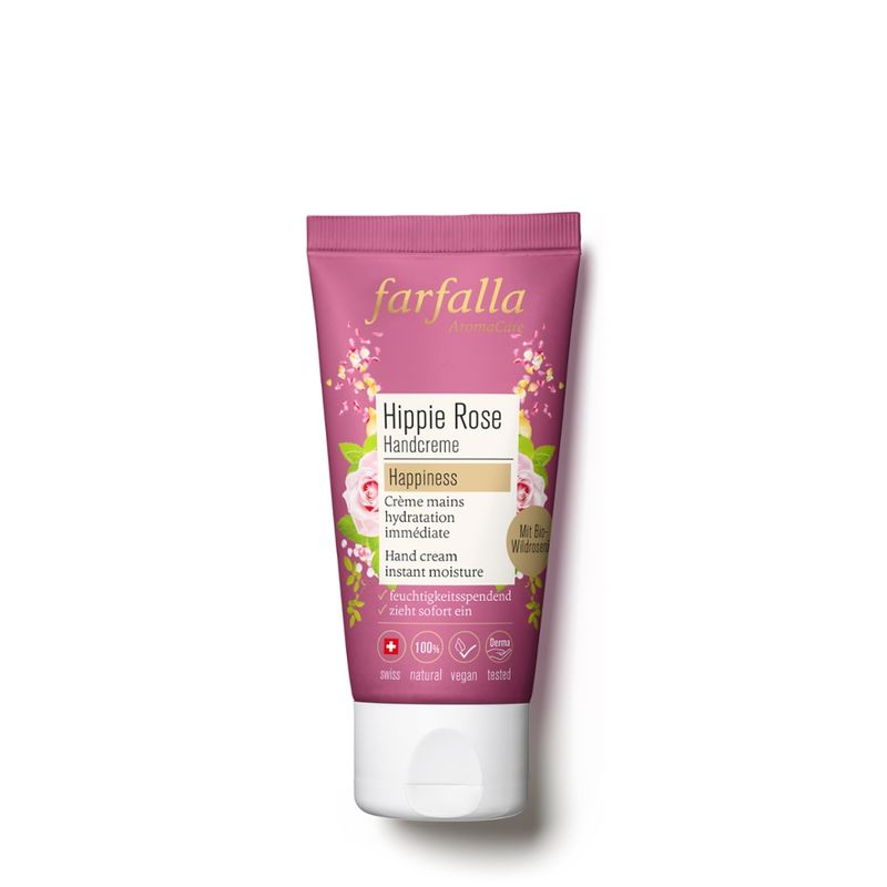 farfalla Hippie rose Happiness Handcreme, 50ml - Produktbild