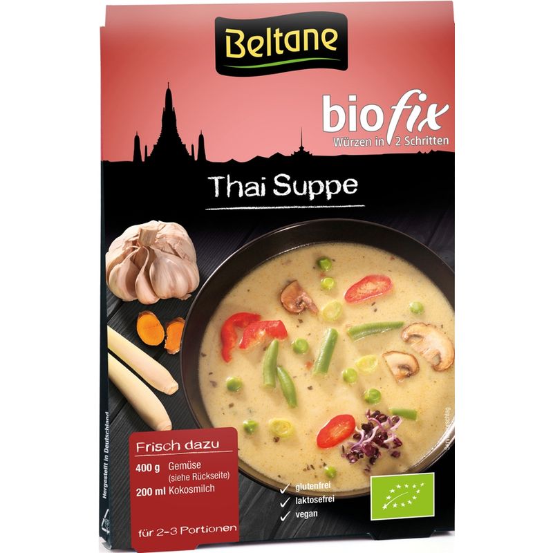 Beltane Beltane Biofix Thai Suppe, vegan, glutenfrei, lactosefrei - Produktbild